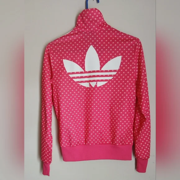 Adidas Originals RARE! Firebird Lips Printed Zip Up Track Jacket M - Picture 2 of 7